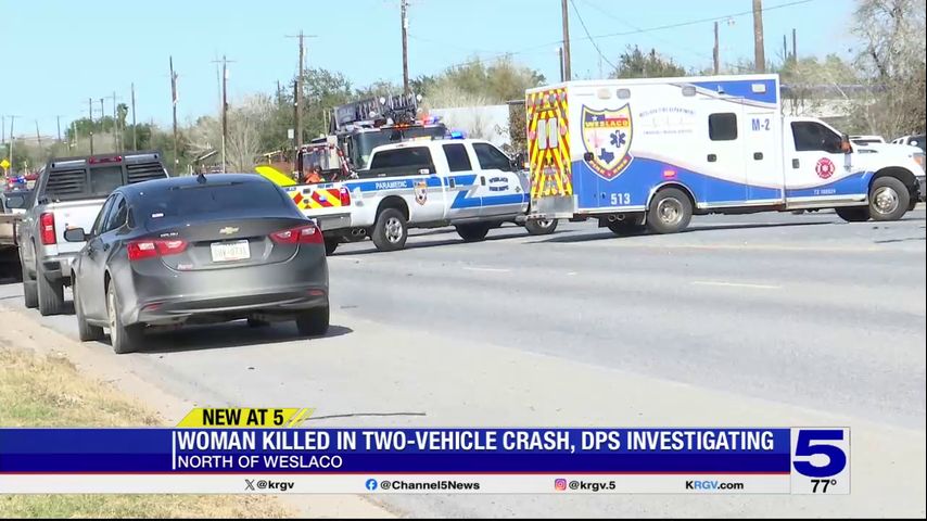 DPS: Weslaco driver fails to yield right-of-way, dies in crash