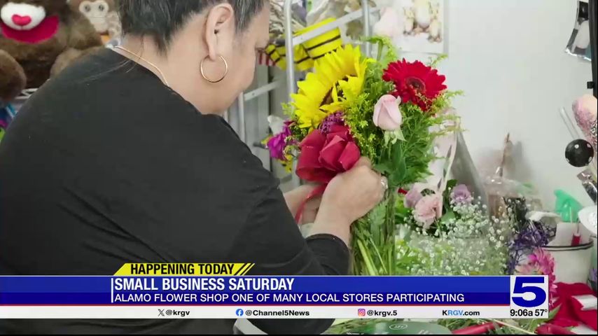 Alamo flower shop one of many participating in Small Business Saturday