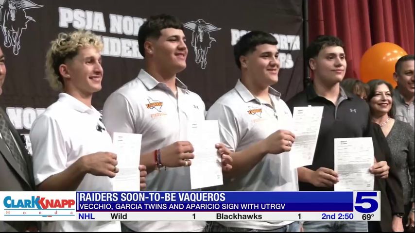 PSJA North Quartet Officially Sign to UTRGV Football