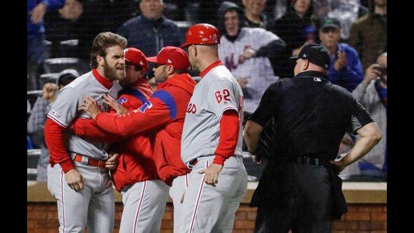 MLB looks at Harper's ejection; no decision on discipline