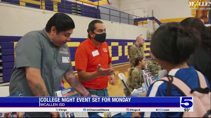 McAllen ISD hosting College Night event for all Valley students