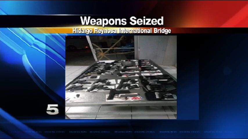 Mexican Authorities Seize Firearms at Hidalgo-Reynosa Bridge