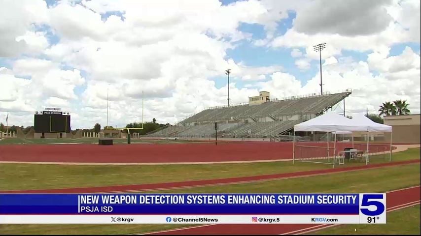 New weapons detection system enhancing security at PSJA Stadium in Pharr