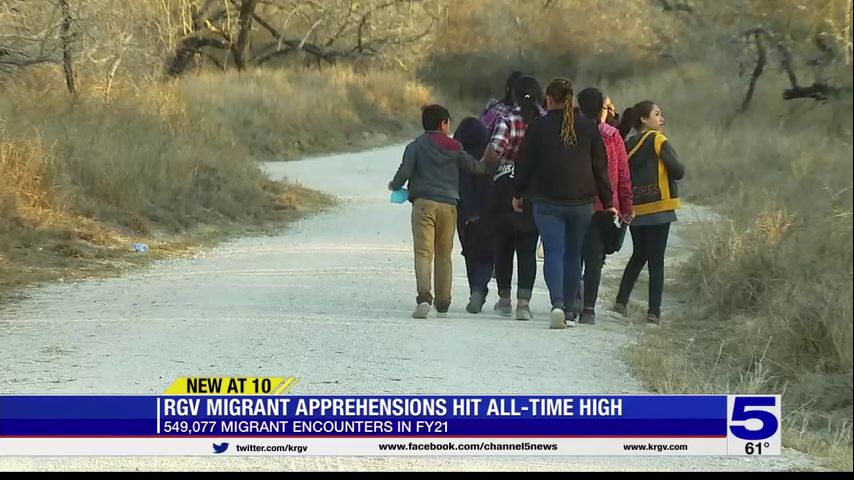 CBP: Migrant apprehensions reach all-time high in the RGV