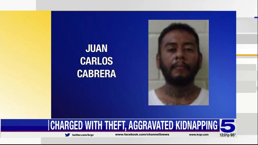 Suspect in San Benito car theft charged with aggravated kidnapping