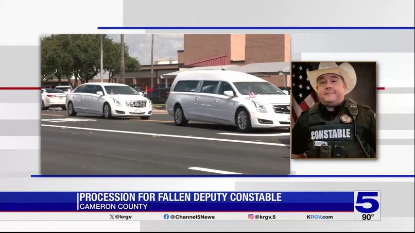 Procession held for slain Cameron County deputy constable