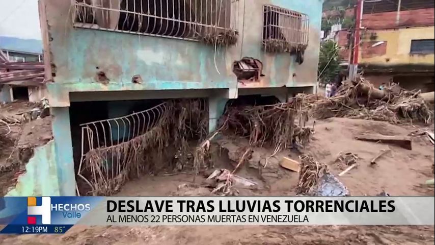 Se reportan 25 muertes tras inundaciones en Venezuela