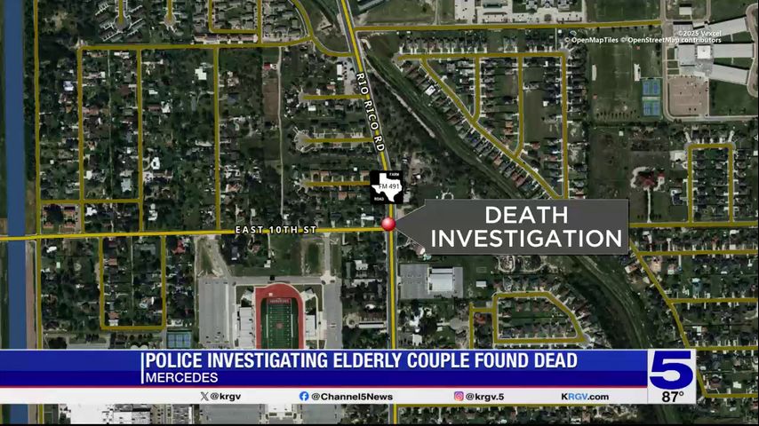 Mercedes police investigate elderly couple found dead inside garage