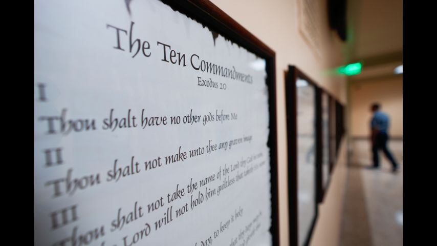 Federal judge blocks Louisiana law that requires classrooms to display Ten Commandments