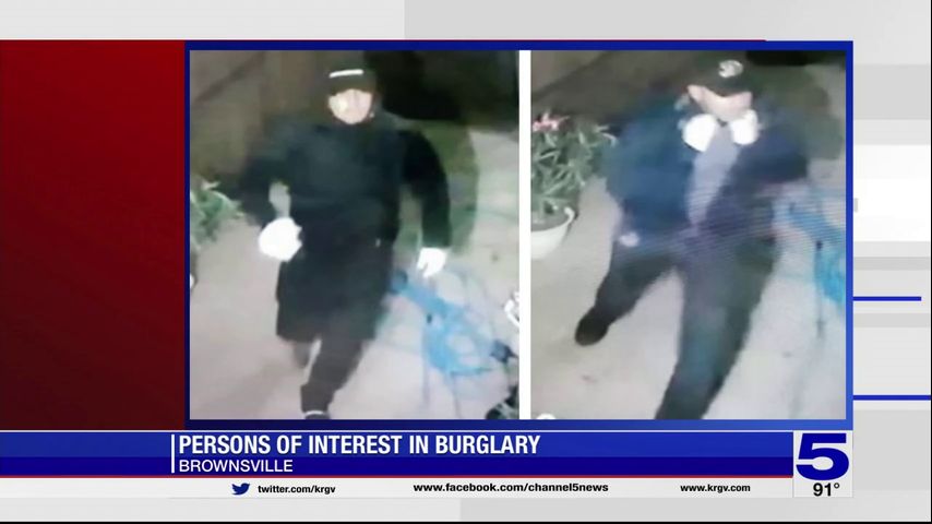 Brownsville police looking for persons of interest in burglary ...