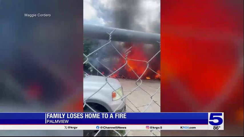 Palmview family loses home in fire