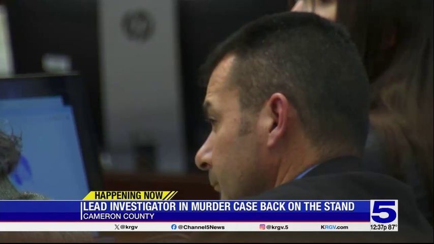 Lead investigator in Harlingen attorney murder trial back on the stand