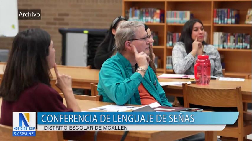 Distrito escolar de McAllen celebra conferencia de lenguaje de señas