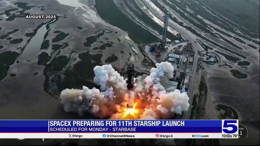 SpaceX Starship launch at Starbase, Cameron County