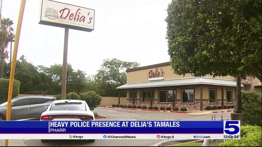 FBI presence spotted at Delia's Tamales locations in McAllen and Pharr