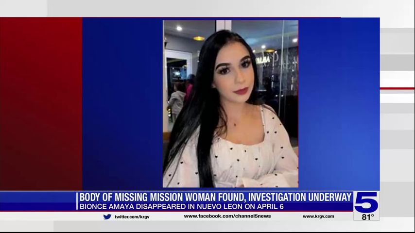 Body found in Nuevo Leon confirmed to be missing Mission woman