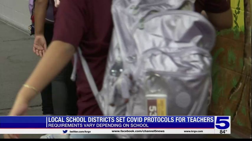 Valley school districts set COVID-19 protocols for teachers