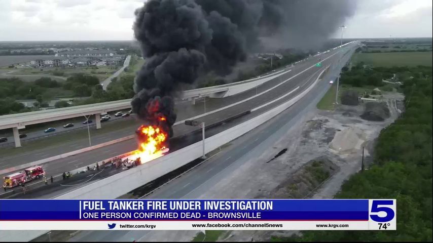 UPDATE: Driver in deadly tanker crash dies, SH550 in Brownsville remains closed