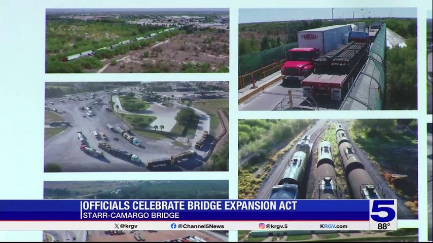 Officials celebrate upcoming expansion of Starr-Camargo International Bridge