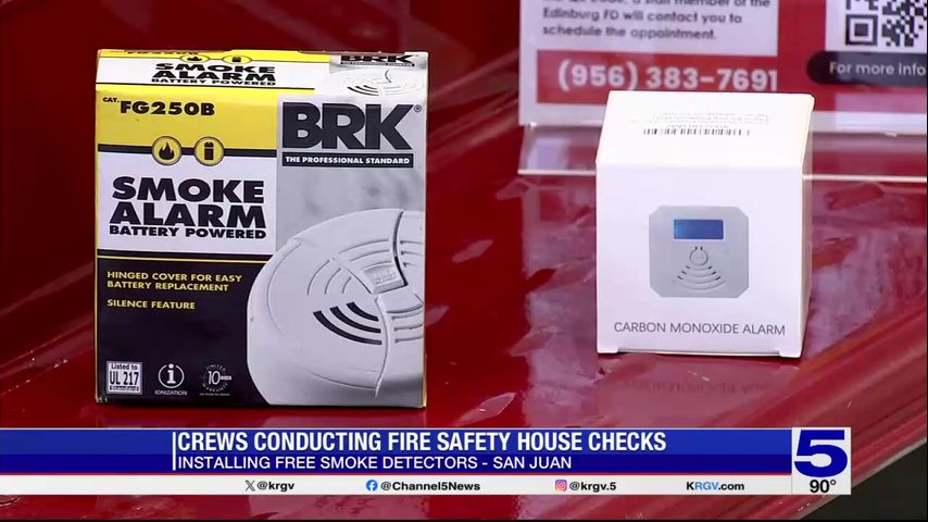 Valley fire crews to install free smoke detectors in San Juan neighborhood