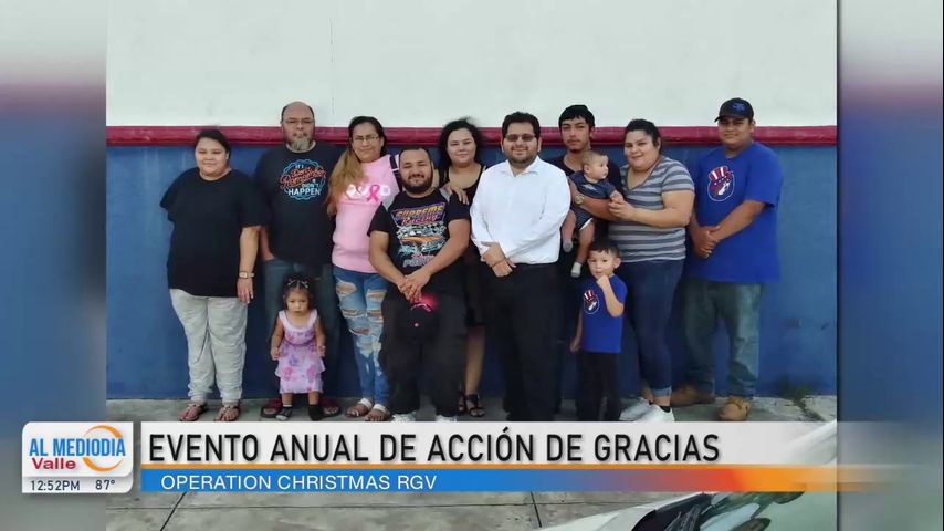 'Operation Christmas RGV' invita al evento anual de 'Acción de Gracias' en Donna