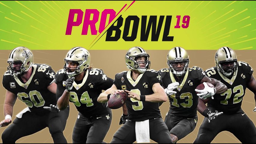 Five Saints named to Pro Bowl