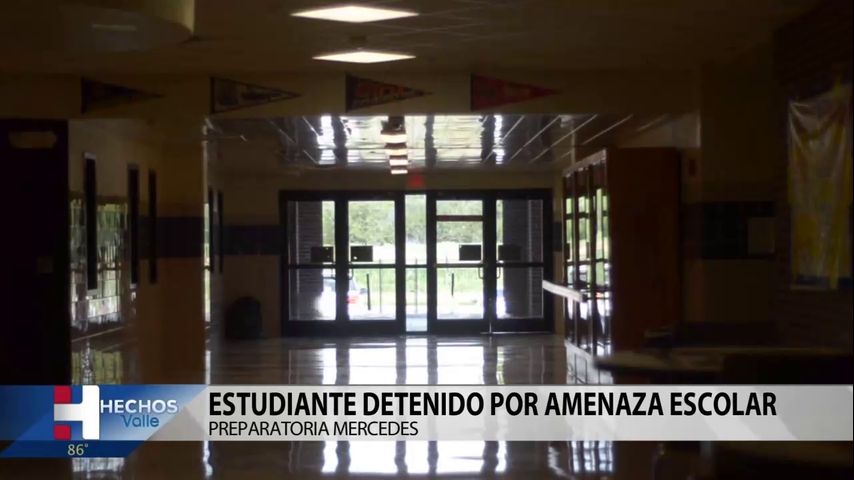 Estudiante de Mercedes High School detenido después de publicar amenaza contra la escuela en redes sociales