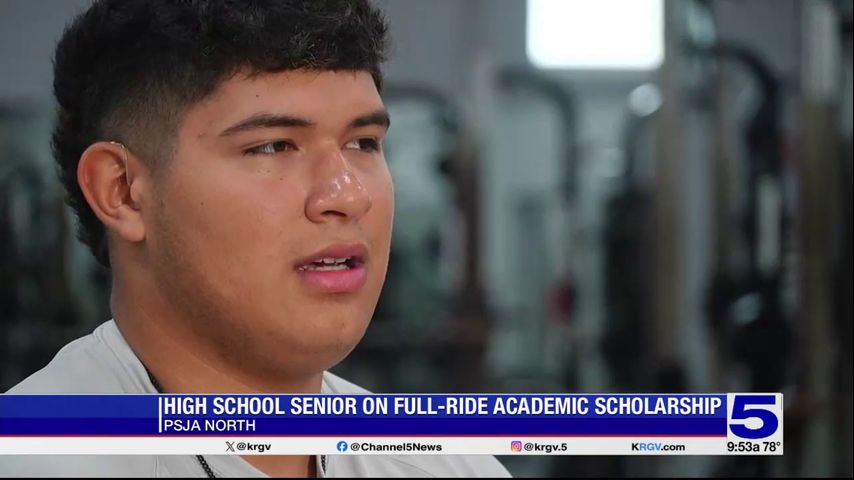 Deaf PSJA North athlete earns full-ride scholarship