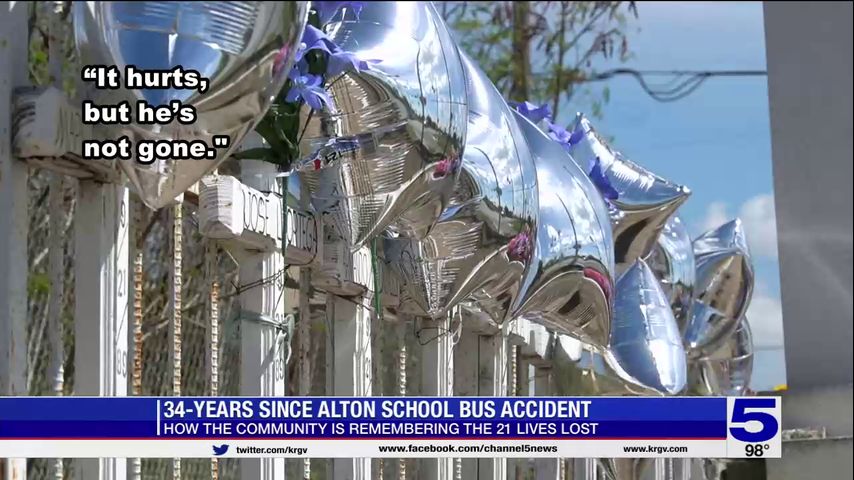Mission CISD community honors victims of 1989 school bus crash in Alton
