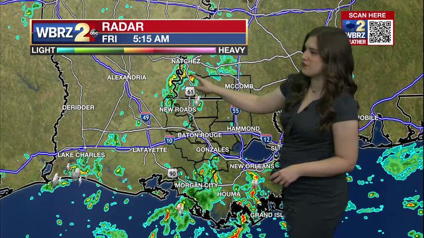 Friday morning video forecast