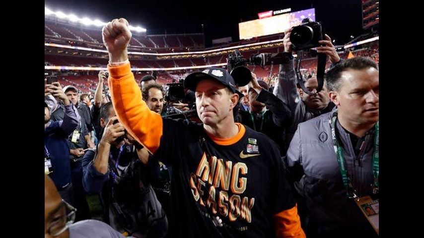 Clemson makes bid to be considered best team ever