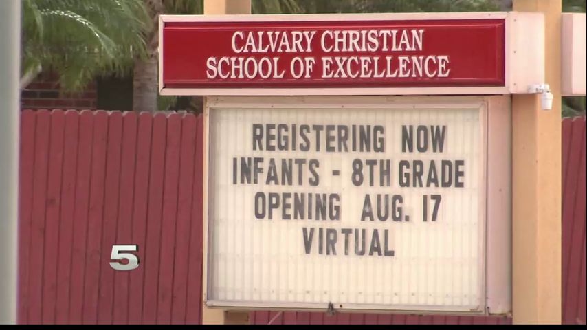 Two private schools send lawsuit due to delay in in person learning