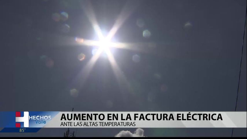 Aumento en la factura de electricidad ante las altas temperaturas