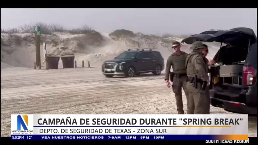 DPS realiza campanna de seguridad durante 'Spring Break'