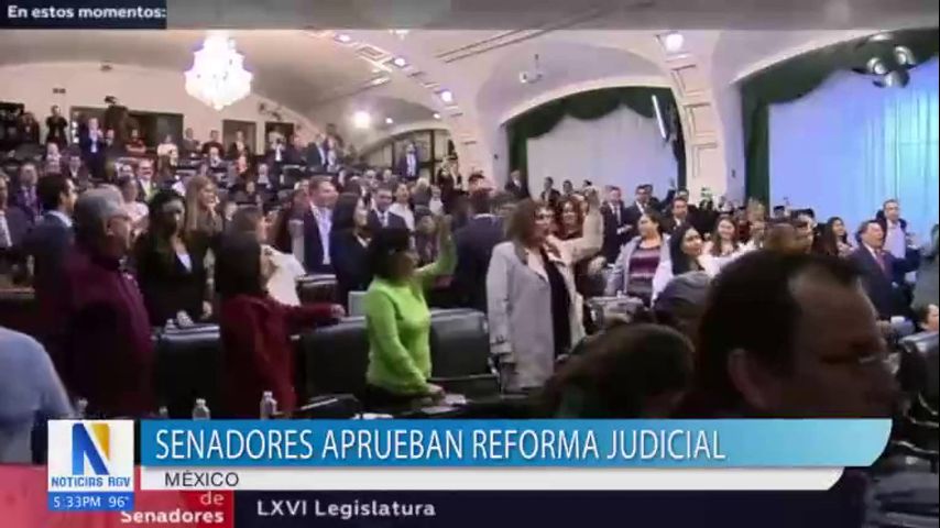 Senadores aprueban polémica reforma al poder judicial