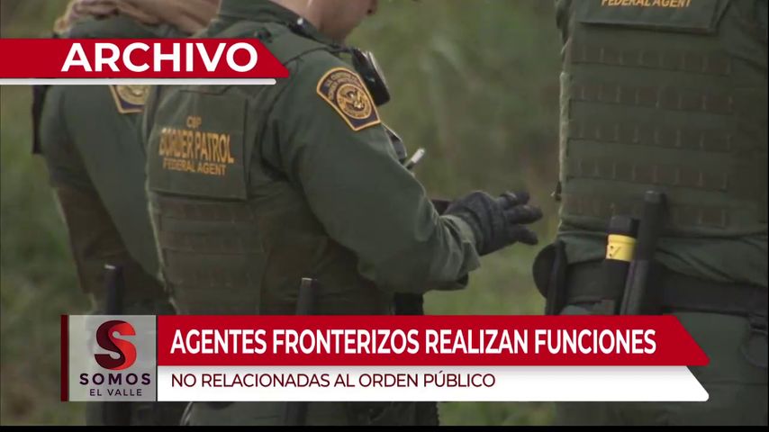 Agentes Fronterizos Realizan Funciones