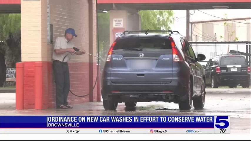 Brownsville issues ordinance on new car washes in effort to conserve water