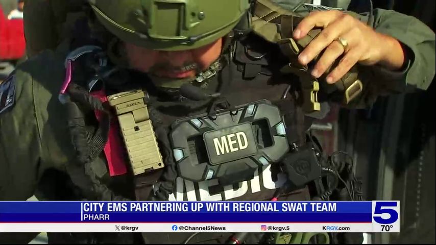 Pharr EMS partnering up with regional SWAT team