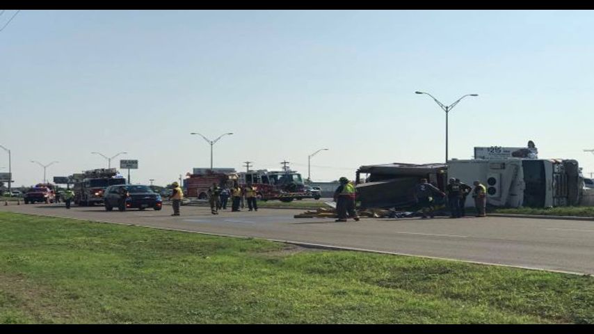 Fire Truck Crash on the Expressway