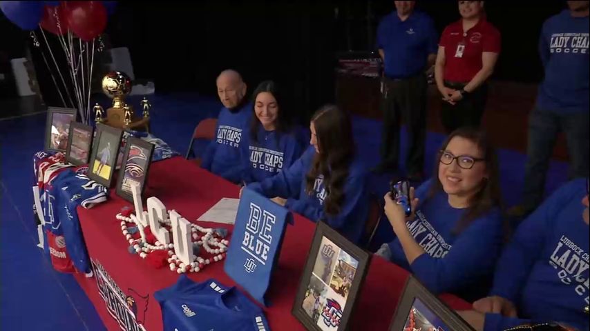 Harlingen's Grace Reed signs for Lubbock Christian University soccer