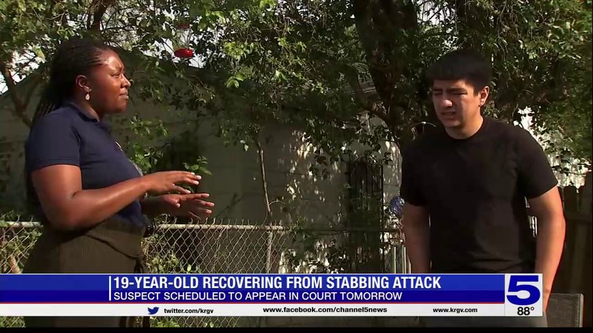 'I was terrified': 19-year-old recounts stabbing attack in Edinburg