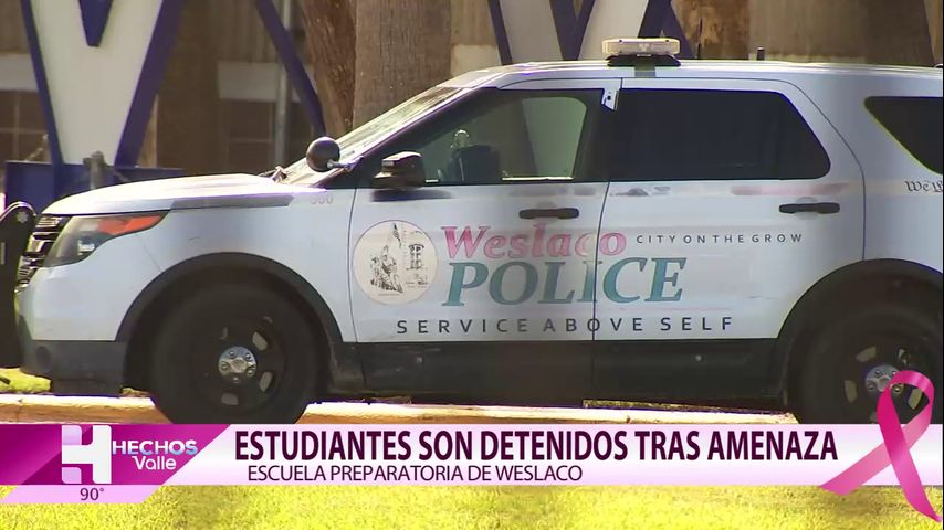 Cuatro estudiantes detenidos tras amenaza contra la escuela preparatoria de Weslaco