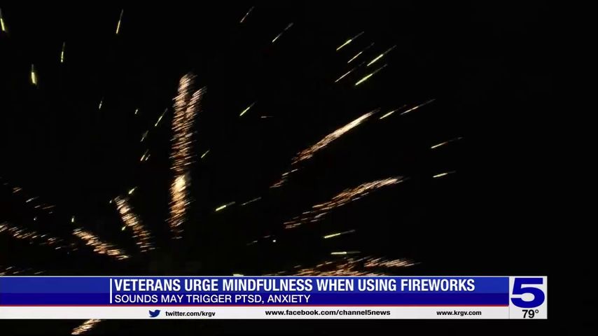 Veterans remind the public fireworks can trigger PTSD and anxiety