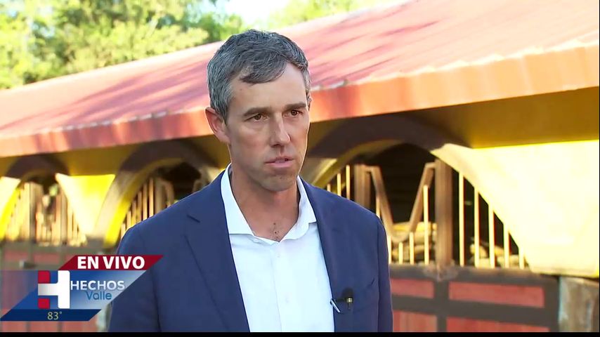 Beto O'Rourke visita el Valle del Río Grande después de lanzar su candidatura a gobernador