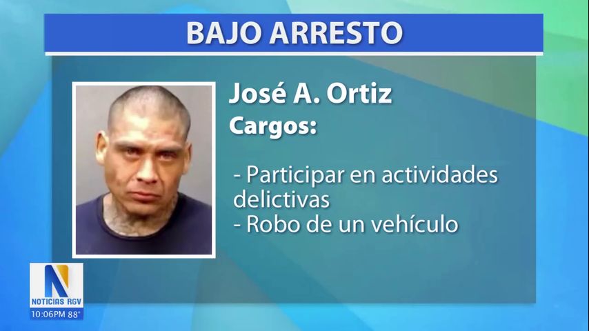 Arrestan a sospechoso de robo de autos en el puente internacional de Brownsville