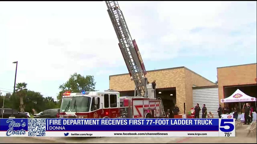 Donna Fire Department receives its first ladder fire truck