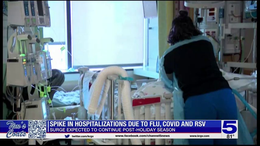 Hidalgo County sees spike in hospitalizations from ‘tripledemic’