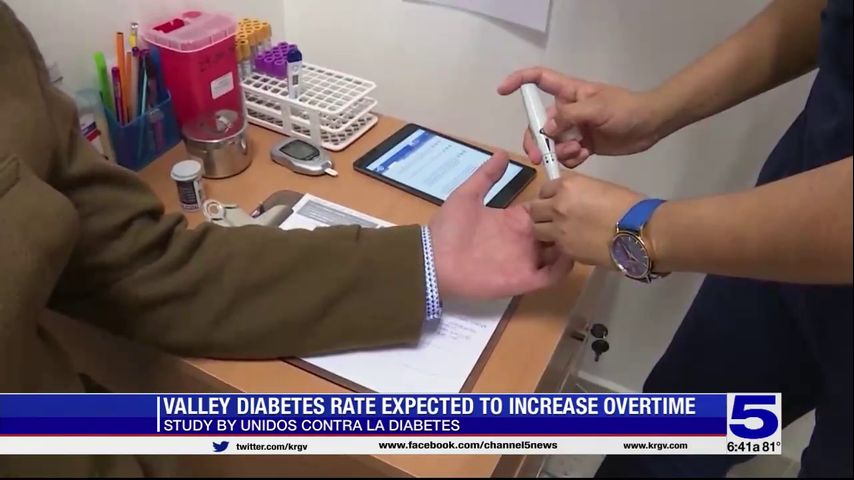 Study shows diabetes rate in the Valley expected to increase over time