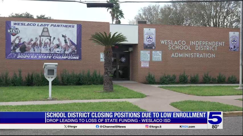 Weslaco ISD budget issues causing reduction of teachers, staff and administrators