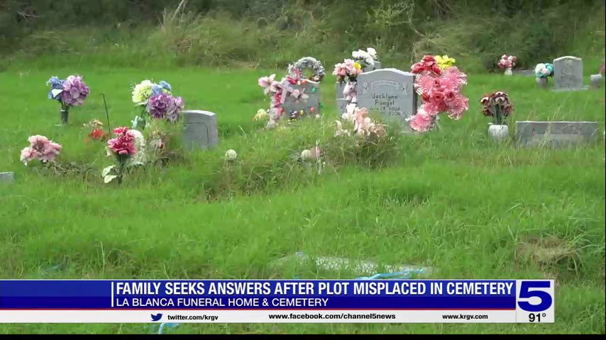 Valley family seeks answers after plot misplaced in cemetery